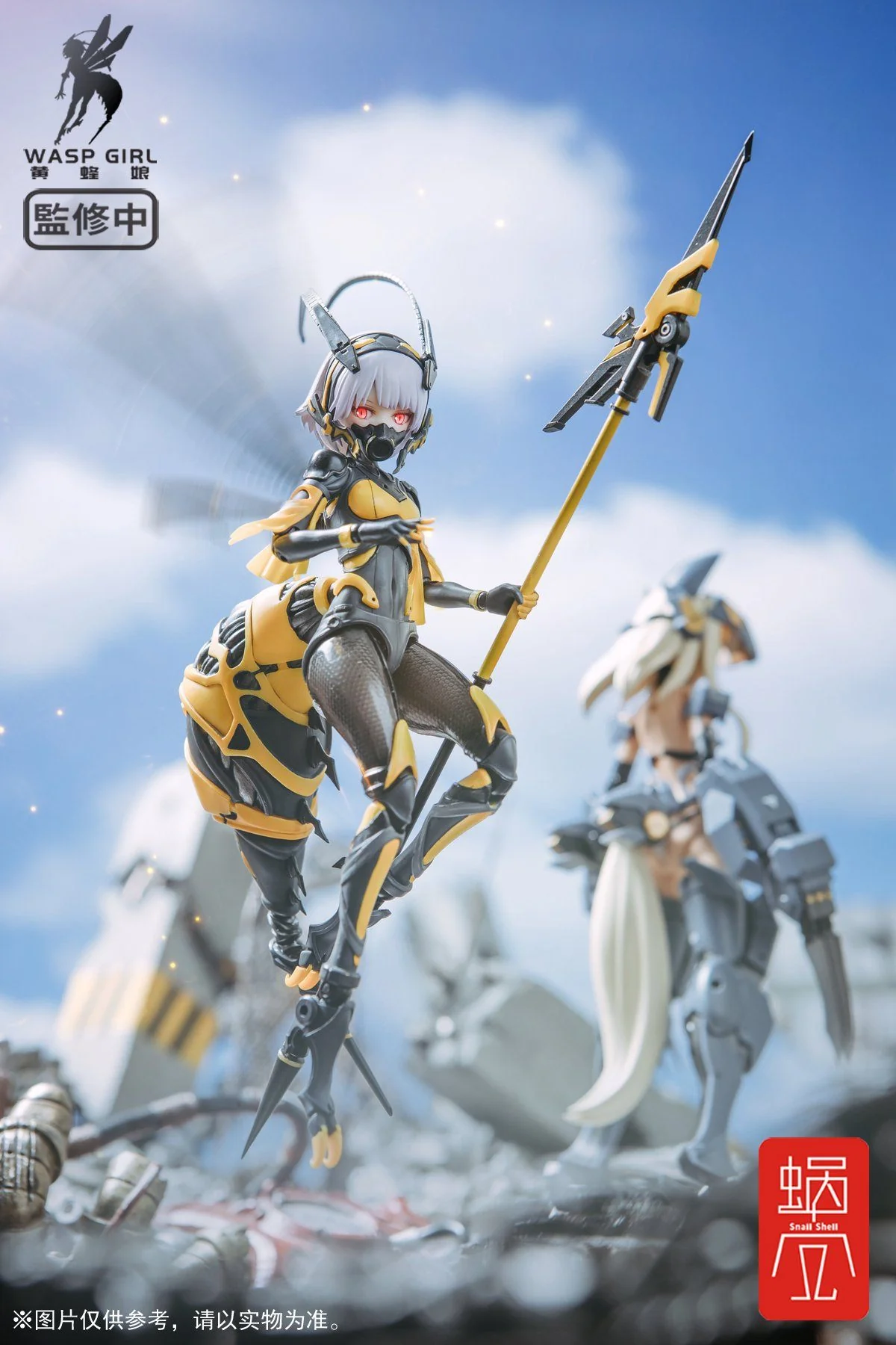 Snail Shell Wasp Girl (Bun-Chan) BEE-03W 1/12 Scale Figure - Image 20