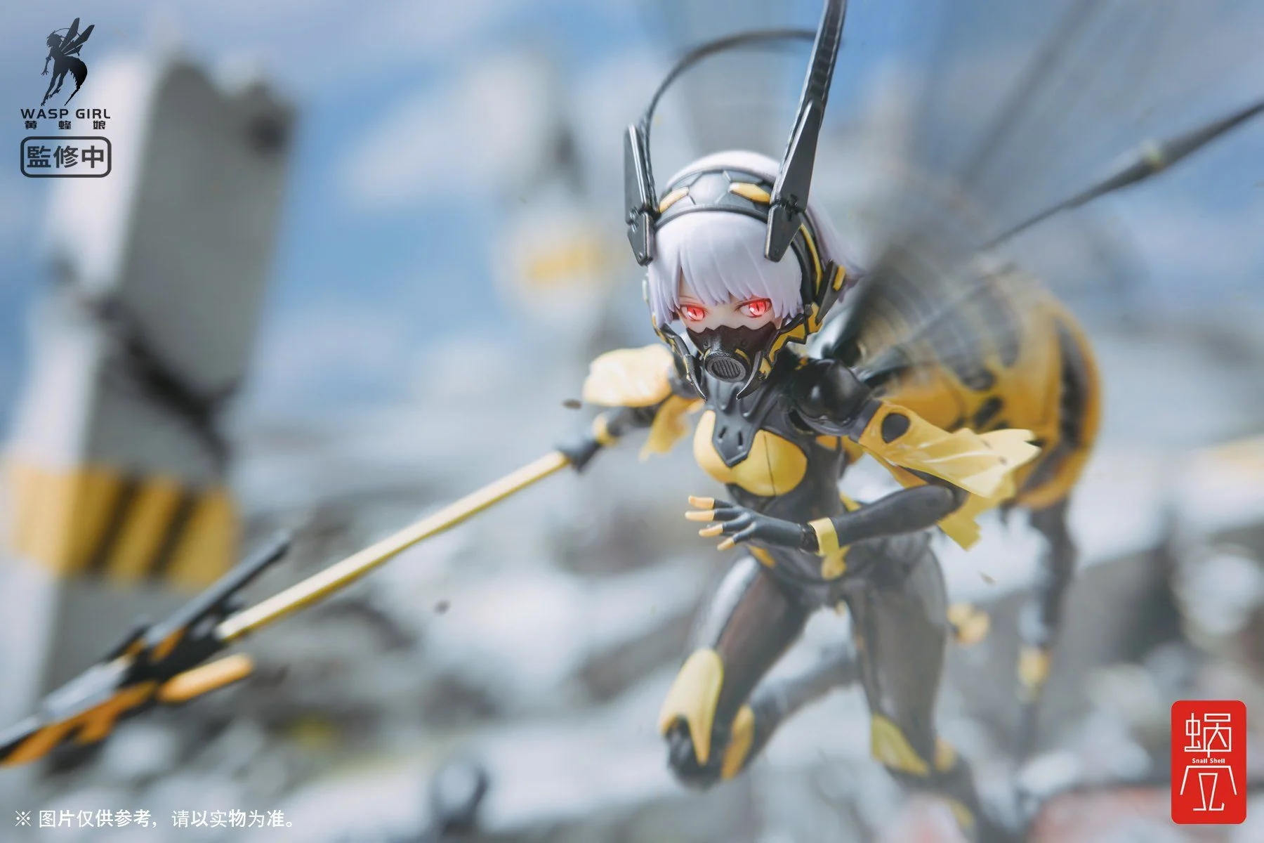 Snail Shell Wasp Girl (Bun-Chan) BEE-03W 1/12 Scale Figure - Image 21