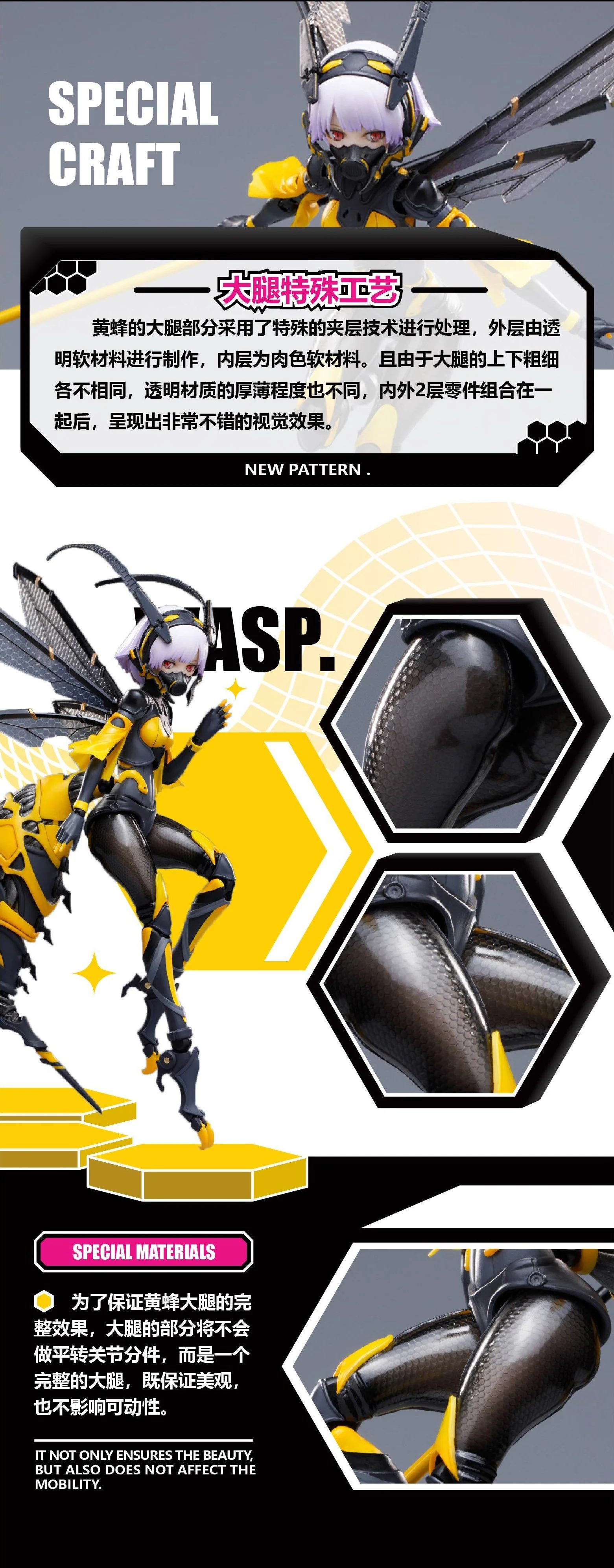 Snail Shell Wasp Girl (Bun-Chan) BEE-03W 1/12 Scale Figure - Image 27