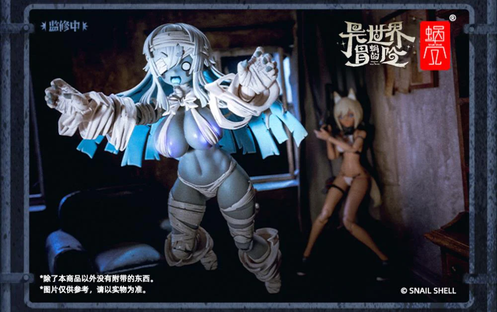 Snail Shell Zombie Grisa 1/12 Scale Action Figure - Image 7