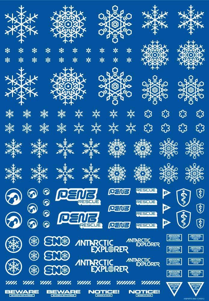 Snow Decal White(1pc) - Image 3