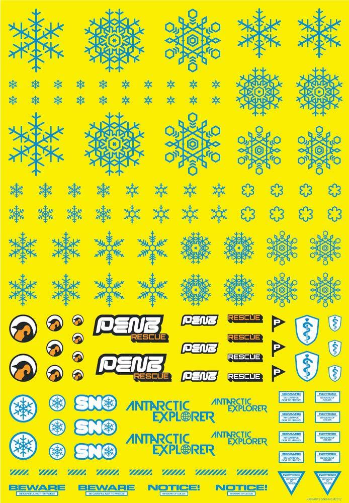 Snow Decal Blue(1pc) - Image 3