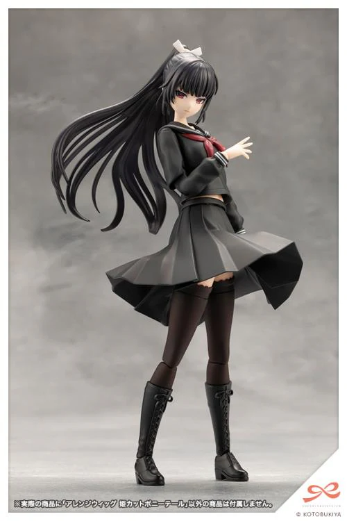 Sousai Shojo Teien Arranged Wigs Hime Cut Ponytail 1/10 Scale Accessory Set - Image 4