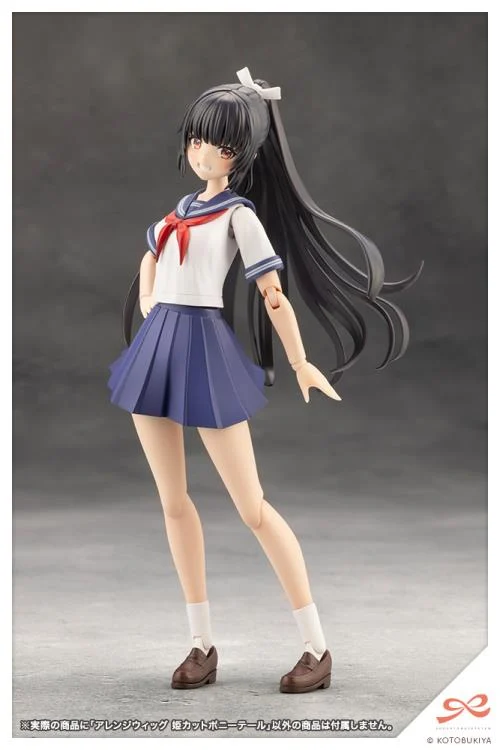 Sousai Shojo Teien Arranged Wigs Hime Cut Ponytail 1/10 Scale Accessory Set - Image 6