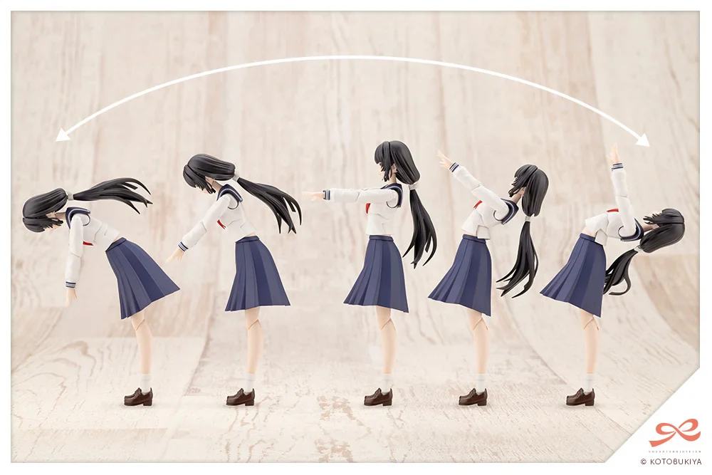 Sousai Shoujo Teien Touou High School Uniform Kuon Yakushiji 1/10 Scale Model Kit - Image 9