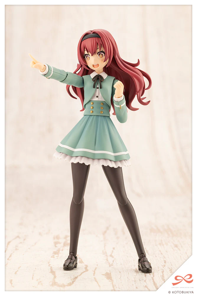 Sousai Shoujo Teien St. Iris Gakuen Girls' High School Winter Clothes Emma Koishikawa 1/10 Scale Model Kit - Image 7