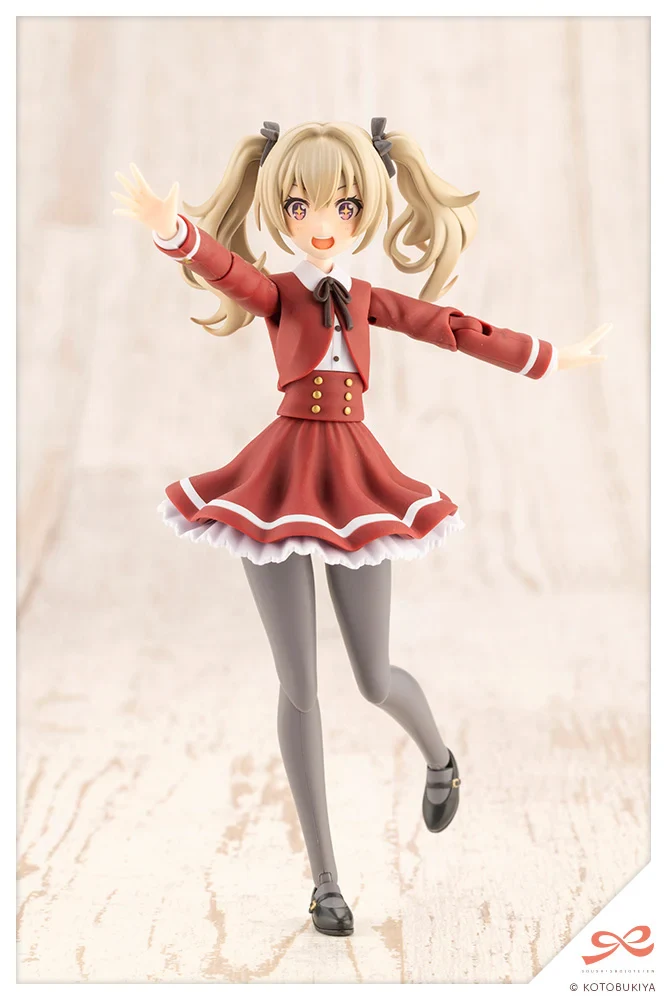 Sousai Shoujo Teien St. Iris Gakuen Girls' High School Winter Clothes Emma Koishikawa (Dreaming Style Imperial Rose Ver.) 1/10 Scale Model Kit - Image 12