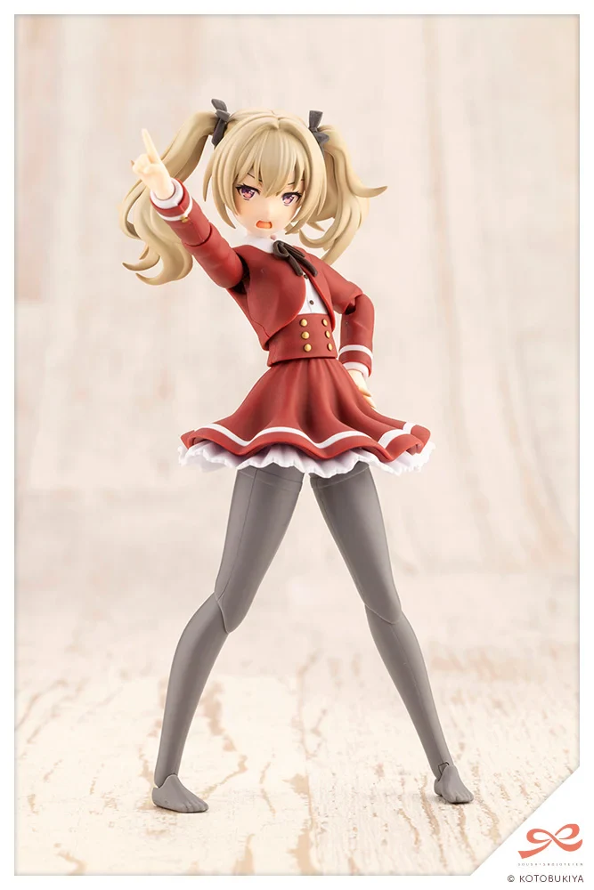 Sousai Shoujo Teien St. Iris Gakuen Girls' High School Winter Clothes Emma Koishikawa (Dreaming Style Imperial Rose Ver.) 1/10 Scale Model Kit - Image 13