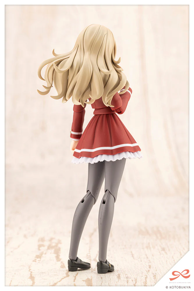 Sousai Shoujo Teien St. Iris Gakuen Girls' High School Winter Clothes Emma Koishikawa (Dreaming Style Imperial Rose Ver.) 1/10 Scale Model Kit - Image 7