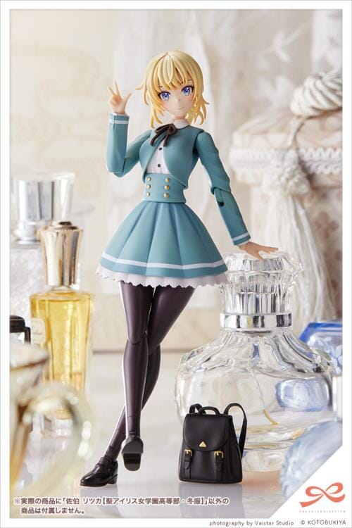 Sousai Shojo Teien St. Iris Girls' High School Winter Clothes Ritsuka Saeki 1/10 Scale Model Kit - Image 11