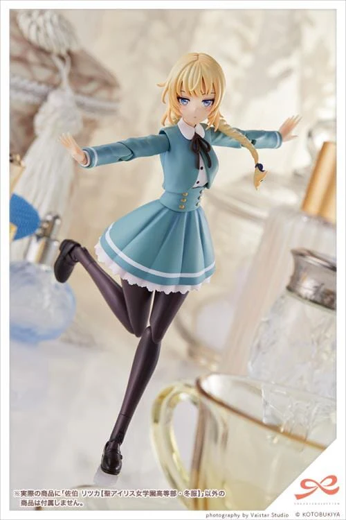 Sousai Shojo Teien St. Iris Girls' High School Winter Clothes Ritsuka Saeki 1/10 Scale Model Kit - Image 12