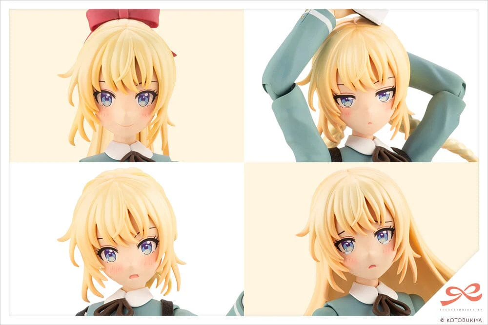 Sousai Shojo Teien St. Iris Girls' High School Winter Clothes Ritsuka Saeki 1/10 Scale Model Kit - Image 17