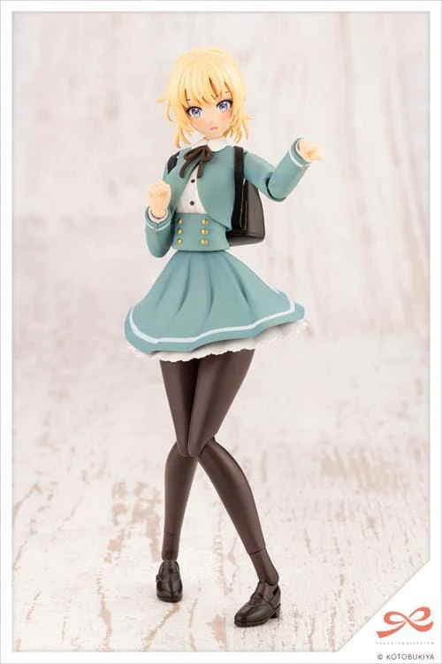Sousai Shojo Teien St. Iris Girls' High School Winter Clothes Ritsuka Saeki 1/10 Scale Model Kit - Image 4
