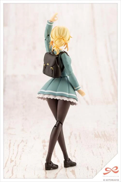 Sousai Shojo Teien St. Iris Girls' High School Winter Clothes Ritsuka Saeki 1/10 Scale Model Kit - Image 5