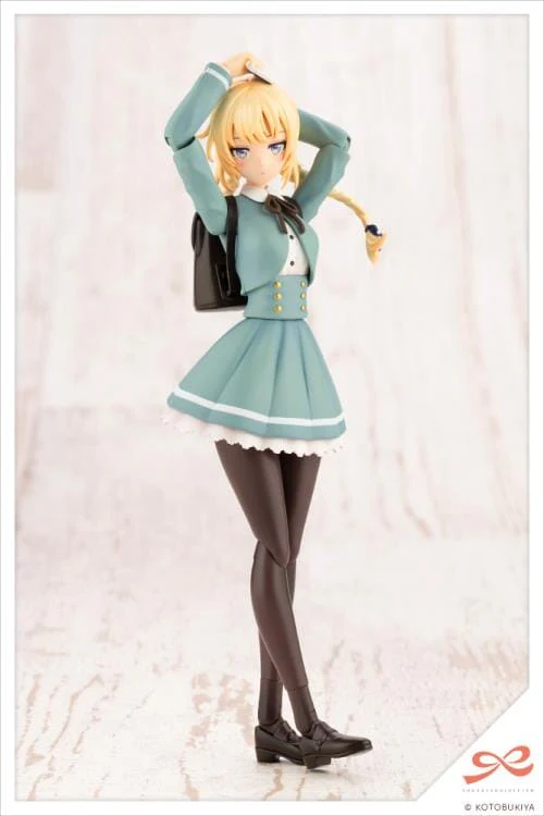 Sousai Shojo Teien St. Iris Girls' High School Winter Clothes Ritsuka Saeki 1/10 Scale Model Kit - Image 6