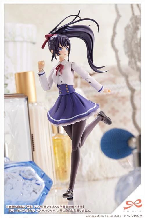 Sousai Shojo Teien St. Iris Girl's High School Winter Clothes Ritsuka Saeki (Dreaming Style Snow White Ver.) 1/10 Scale Model Kit - Image 10