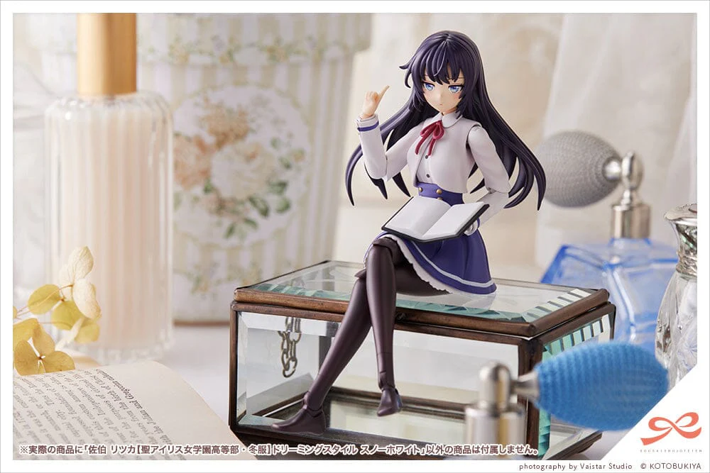 Sousai Shojo Teien St. Iris Girl's High School Winter Clothes Ritsuka Saeki (Dreaming Style Snow White Ver.) 1/10 Scale Model Kit - Image 14