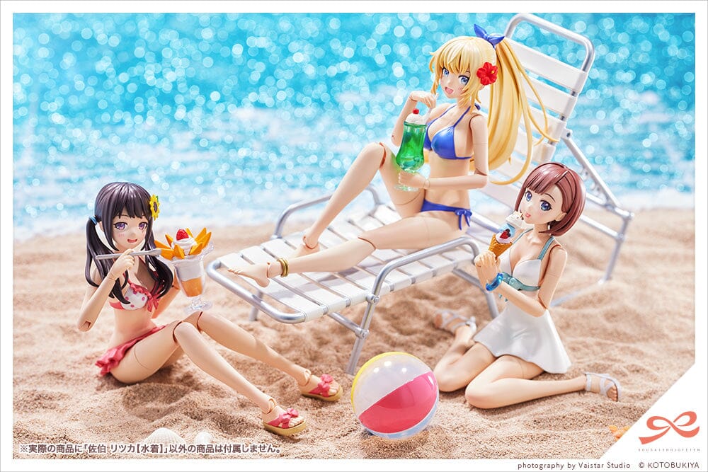 Sousai Shoujo Teien High School Ritsuka Saeki (Swim Style) 1/10 Scale Model Kit - Image 16