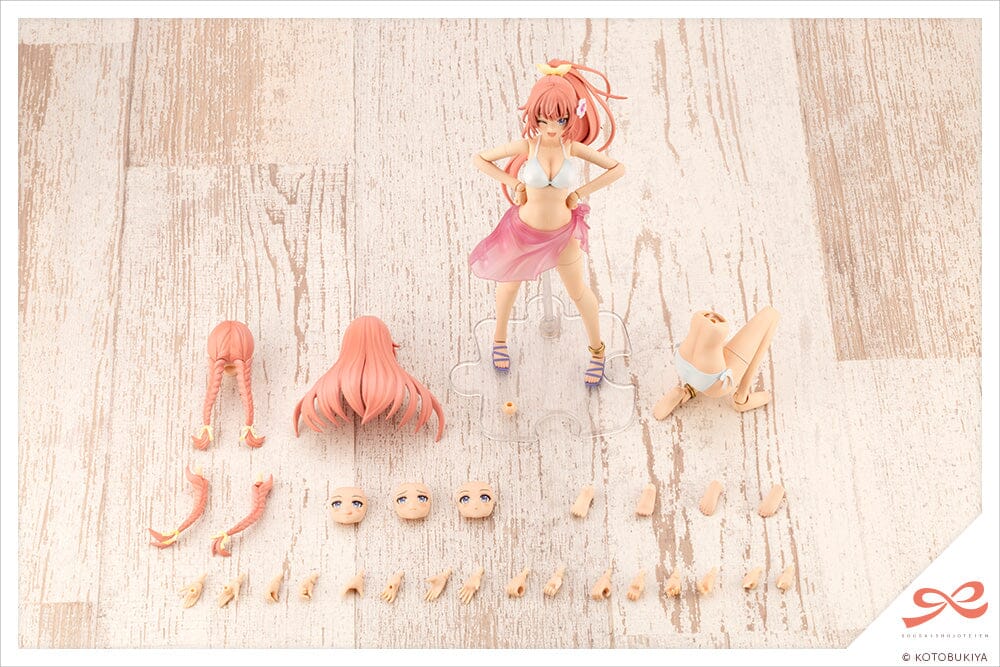 Sousai Shoujo Teien High School Ritsuka Saeki (Swim Style) Dreaming Style Innocent Bloom1/10 Scale Model Kit - Image 11