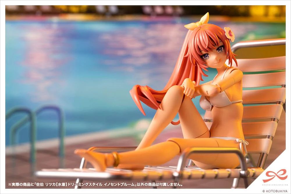 Sousai Shoujo Teien High School Ritsuka Saeki (Swim Style) Dreaming Style Innocent Bloom1/10 Scale Model Kit - Image 17