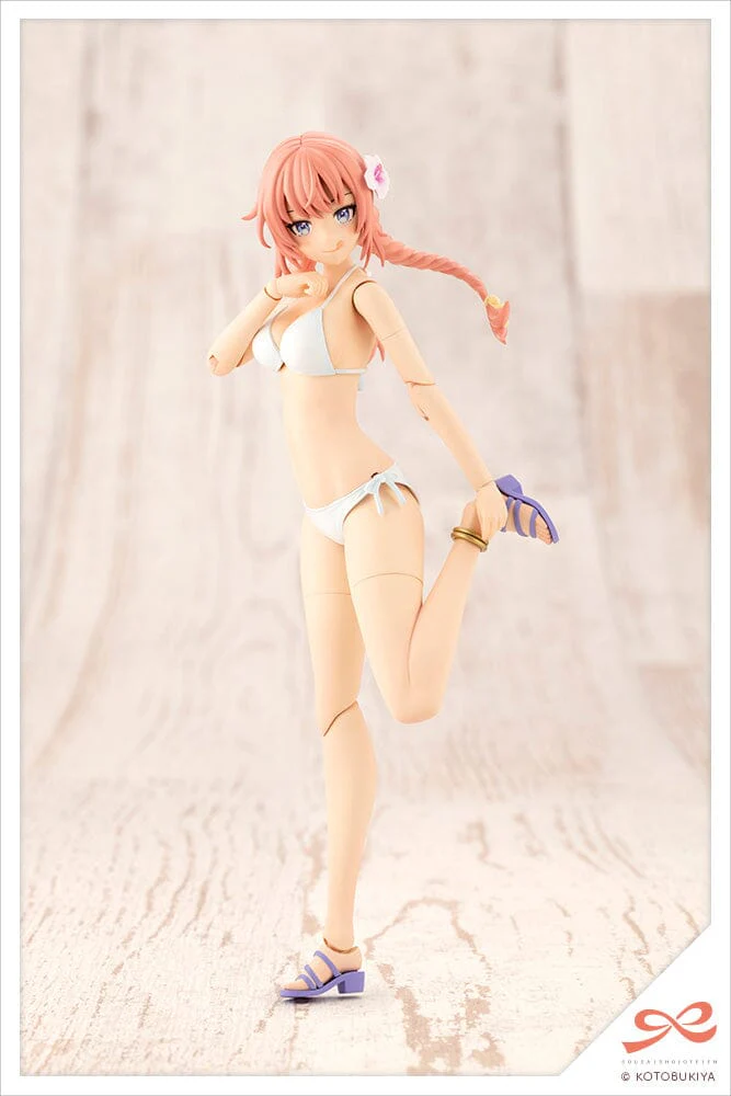 Sousai Shoujo Teien High School Ritsuka Saeki (Swim Style) Dreaming Style Innocent Bloom1/10 Scale Model Kit - Image 6