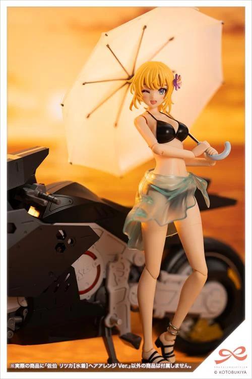 Sousai Shoujo Teien High School Ritsuka Saeki (Swim Style) (Hair Arrangement Ver.) 1/10 Scale Model Kit - Image 6