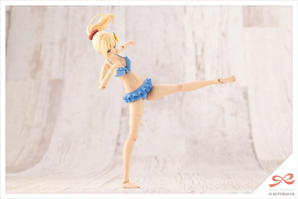 Sousai Shoujo Teien High School Swimsuit Yuki Madoka (Dreaming Style Sunny Sky Vers.) 1/10 Scale Model Kit - Image 10