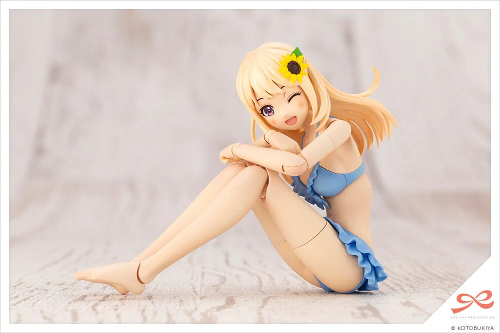 Sousai Shoujo Teien High School Swimsuit Yuki Madoka (Dreaming Style Sunny Sky Vers.) 1/10 Scale Model Kit - Image 8