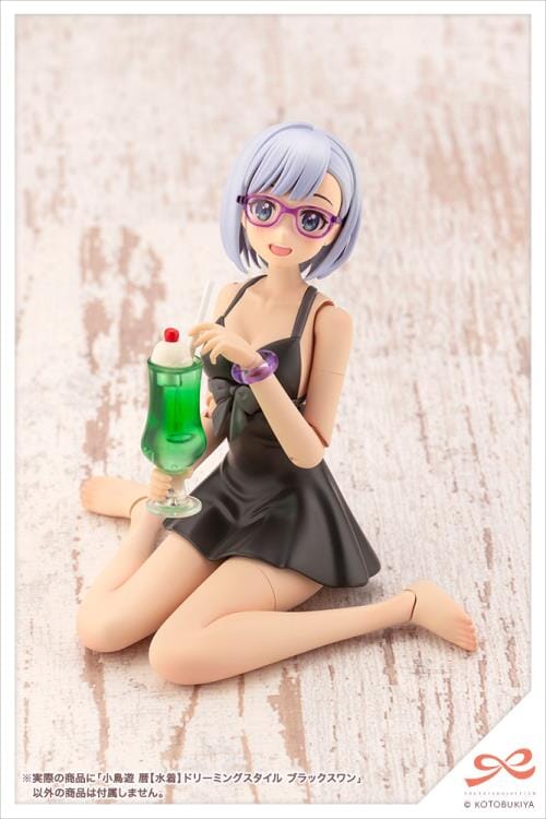 Sousai Shoujo Teien High School Takanashi Koyomi (Dreaming Style Black Swan Swimsuit) 1/10 Scale Model Kit - Image 11