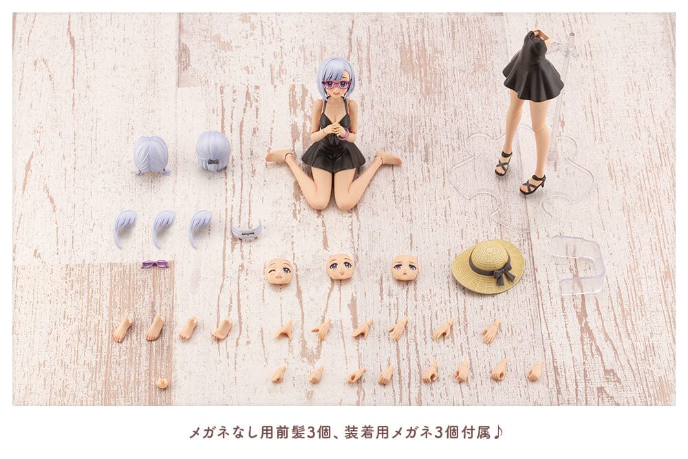 Sousai Shoujo Teien High School Takanashi Koyomi (Dreaming Style Black Swan Swimsuit) 1/10 Scale Model Kit - Image 14