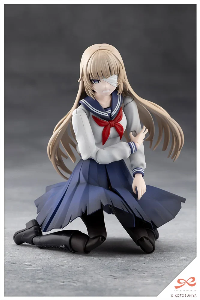 Sousai Shoujo Teien Kuon Yakushiji (Maria Kagaribi Damage Ver. School Girl Emulation) 1/10 Scale Model Kit - Image 10