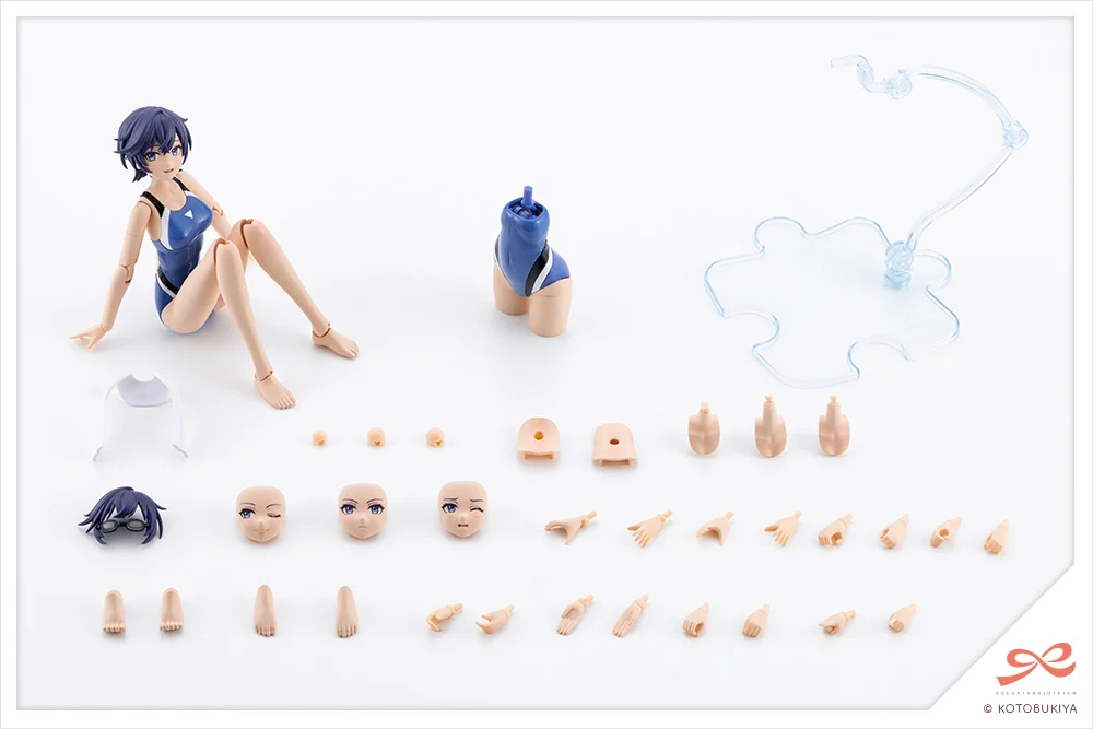 Sousai Shoujo Teien Rui Saotome (Touou High School Competitive Swimsuit) 1/10 Scale Model Kit - Image 16