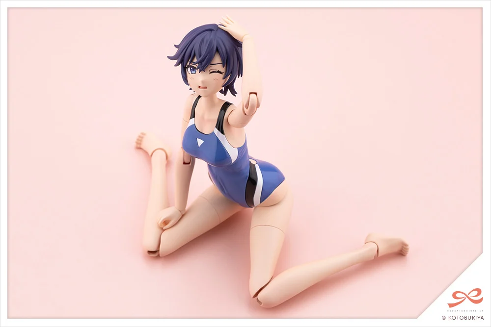 Sousai Shoujo Teien Rui Saotome (Touou High School Competitive Swimsuit) 1/10 Scale Model Kit - Image 6