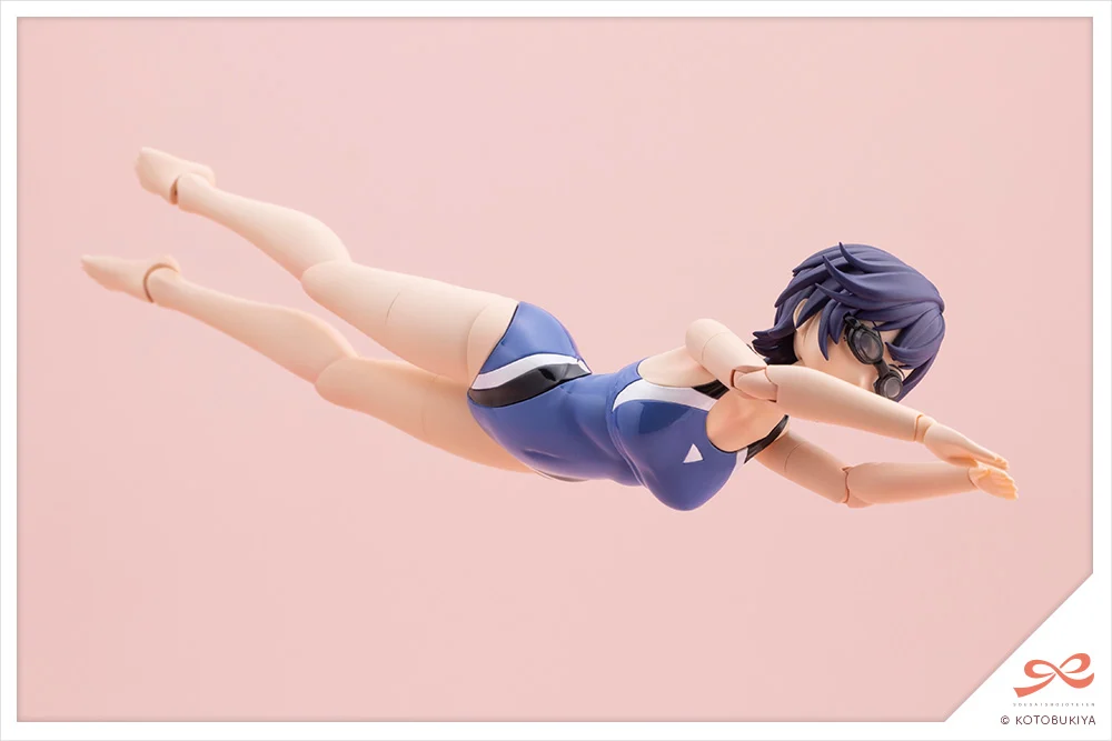 Sousai Shoujo Teien Rui Saotome (Touou High School Competitive Swimsuit) 1/10 Scale Model Kit - Image 9