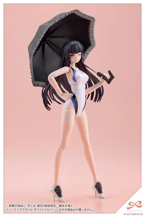 Sousai Shoujo Teien Rui Saotome (Touou High School Competitive Swimsuit) (Dreaming Style White Dolphin) 1/10 Scale Model Kit - Image 11