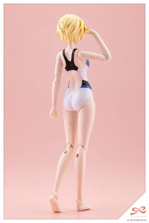 Sousai Shoujo Teien Rui Saotome (Touou High School Competitive Swimsuit) (Dreaming Style White Dolphin) 1/10 Scale Model Kit - Image 3