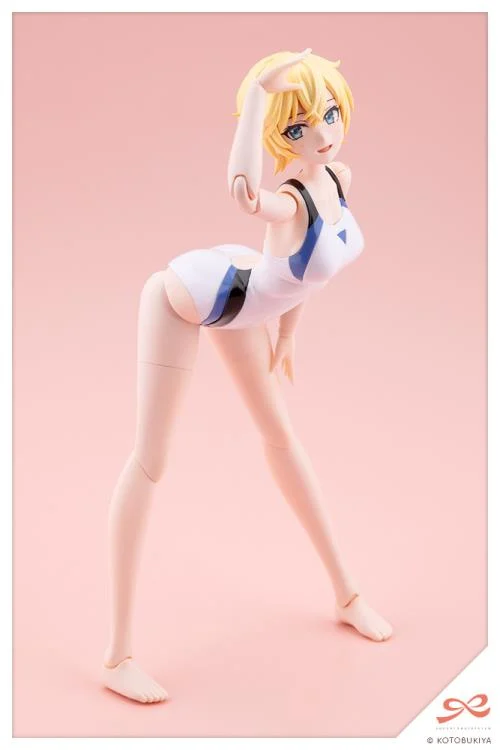 Sousai Shoujo Teien Rui Saotome (Touou High School Competitive Swimsuit) (Dreaming Style White Dolphin) 1/10 Scale Model Kit - Image 4