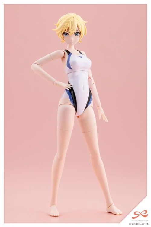 Sousai Shoujo Teien Rui Saotome (Touou High School Competitive Swimsuit) (Dreaming Style White Dolphin) 1/10 Scale Model Kit - Image 5