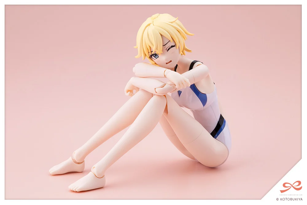 Sousai Shoujo Teien Rui Saotome (Touou High School Competitive Swimsuit) (Dreaming Style White Dolphin) 1/10 Scale Model Kit - Image 7