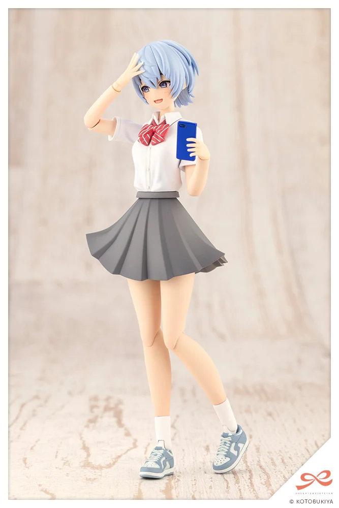 Sousai Shojo Teien Ryobu High School Summer Clothes Eimi Nijimura 1/10 Scale Model Kit - Image 5