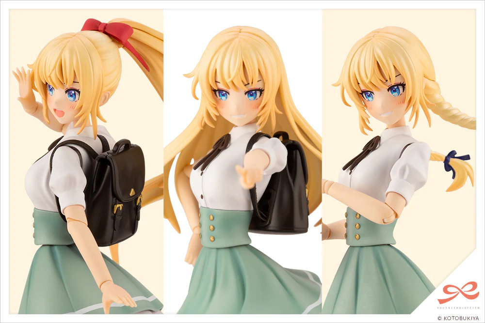 Sousai Shoujo Teien St. Iris Gakuen Girls' High School Summer Clothes Saeki Ritsuka 1/10 Scale Model Kit - Image 12