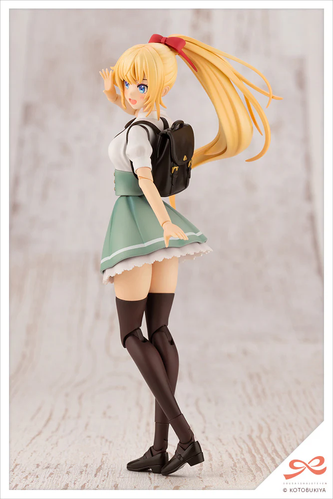 Sousai Shoujo Teien St. Iris Gakuen Girls' High School Summer Clothes Saeki Ritsuka 1/10 Scale Model Kit - Image 3
