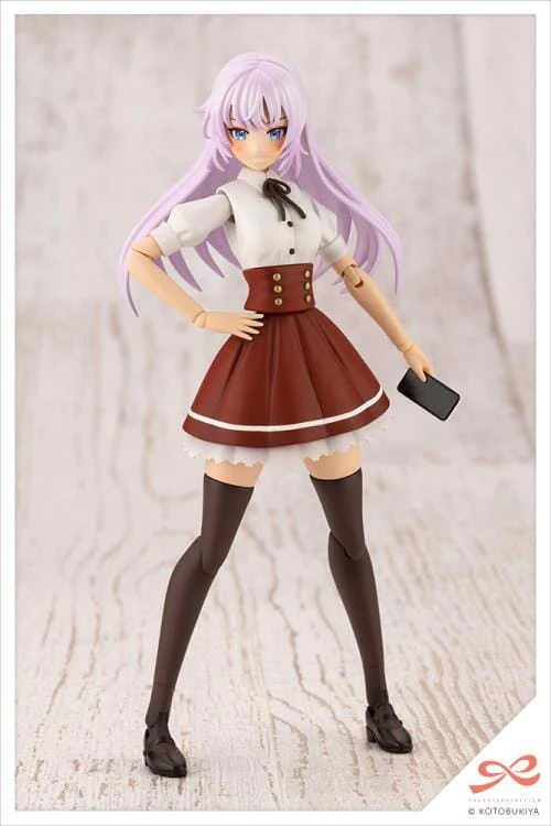 Sousai Shoujo Teien St. Iris Gakuen Girls' High School Summer Clothes Saeki Ritsuka (Dreaming Style Noble Rose Ver.) 1/10 Scale Model Kit - Image 4