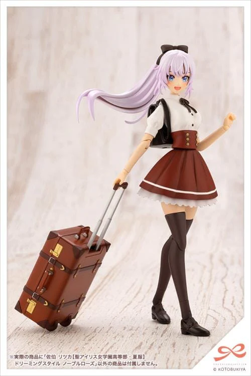 Sousai Shoujo Teien St. Iris Gakuen Girls' High School Summer Clothes Saeki Ritsuka (Dreaming Style Noble Rose Ver.) 1/10 Scale Model Kit - Image 8