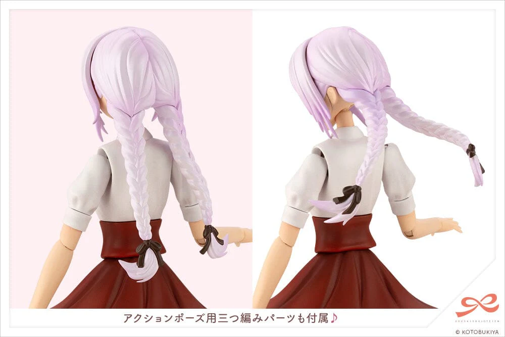 Sousai Shoujo Teien St. Iris Gakuen Girls' High School Summer Clothes Saeki Ritsuka (Dreaming Style Noble Rose Ver.) 1/10 Scale Model Kit - Image 9
