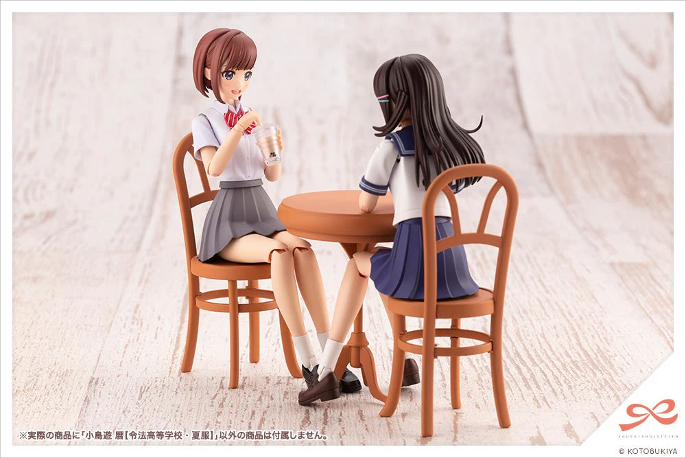 Sousai Shoujo Teien Touou High School Summer Clothes Koyomi Takanashi 1/10 Scale Model Kit - Image 17