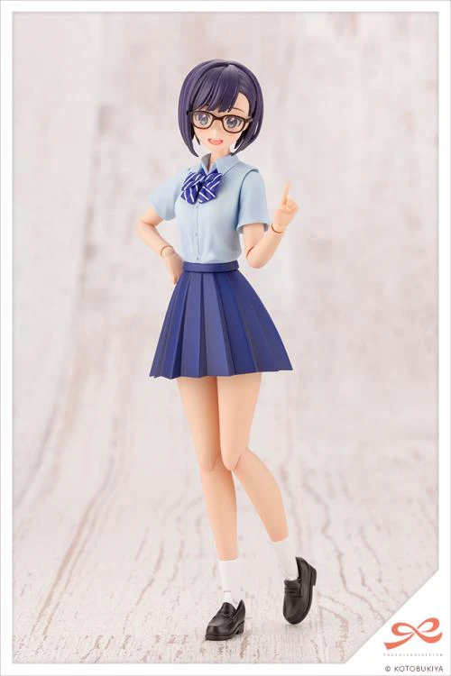 Sousai Shoujo Teien Touou High School Summer Clothes Koyomi Takanashi (Dreaming Style Ture Sapphire Ver.) 1/10 Scale Model Kit - Image 4