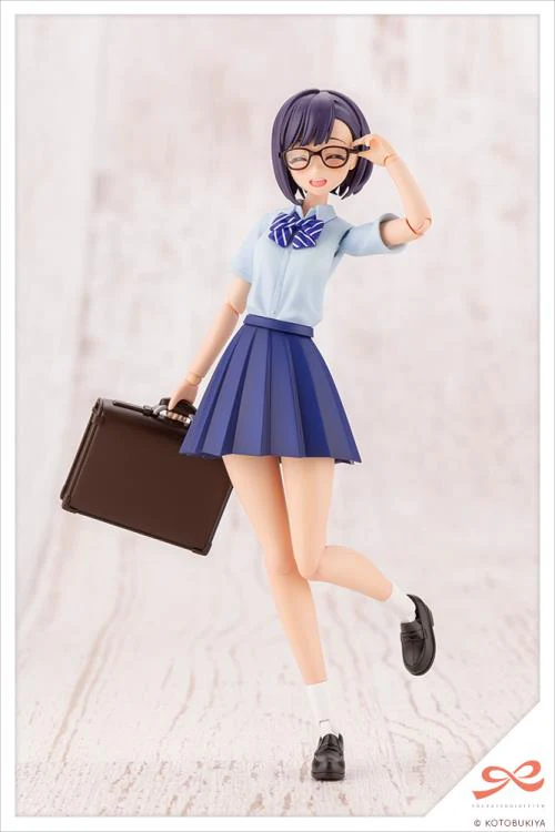 Sousai Shoujo Teien Touou High School Summer Clothes Koyomi Takanashi (Dreaming Style Ture Sapphire Ver.) 1/10 Scale Model Kit - Image 5