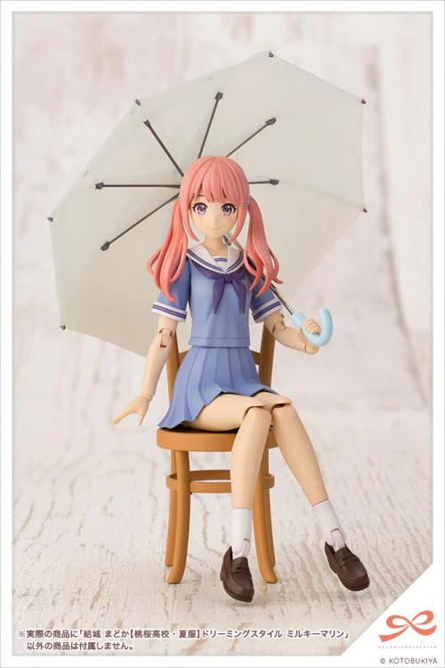 Sousai Shoujo Teien Touou High School Summer Clothes Madoka Yuki (Dreaming Style Milky Marine Ver.) 1/10 Scale Model Kit - Image 10
