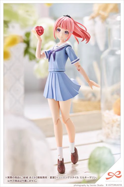 Sousai Shoujo Teien Touou High School Summer Clothes Madoka Yuki (Dreaming Style Milky Marine Ver.) 1/10 Scale Model Kit - Image 11